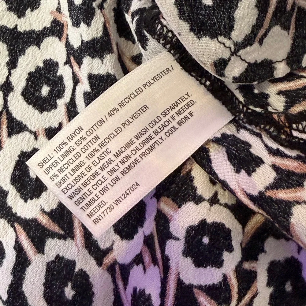 Diane von Furstenberg for Target Floral Smocked Dress Toddler 2T Girls Bow